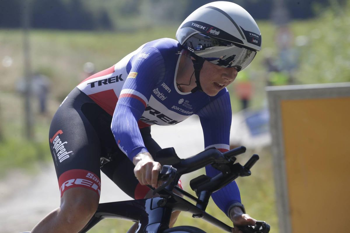 Cordon-Ragot wint tijdrit Ladies Tour, Lorena Wiebes behoudt piepkleine voorsprong ondanks 5e plaats