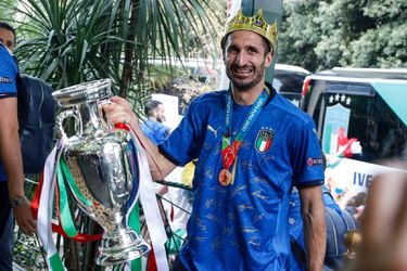 Giorgio Chiellini (37) stopt als international van Italië: 'Ik neem in juni afscheid op Wembley'