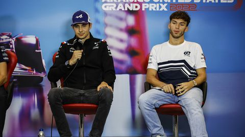 Gezellig bij Alpine met Esteban Ocon en Pierre Gasly: 'We gaan nooit beste vrienden worden'