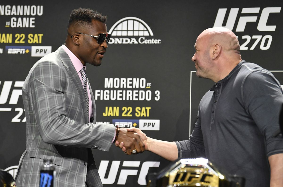UFC-baas Dana White weigert kampioensgordel om te doen bij Francis Ngannou