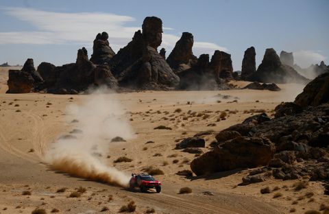 Al-Attiyah pakt na proloog ook de zege in 1e etappe Dakar Rally
