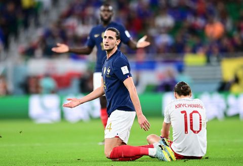 Rabiot zag gecontroleerd Frankrijk winnen van Polen: 'Wij kunnen iedereen hebben'