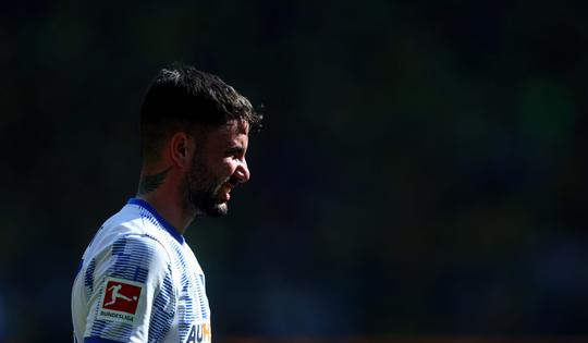 24-jarige Marco Richter, speler van Hertha BSC, heeft teelbalkanker