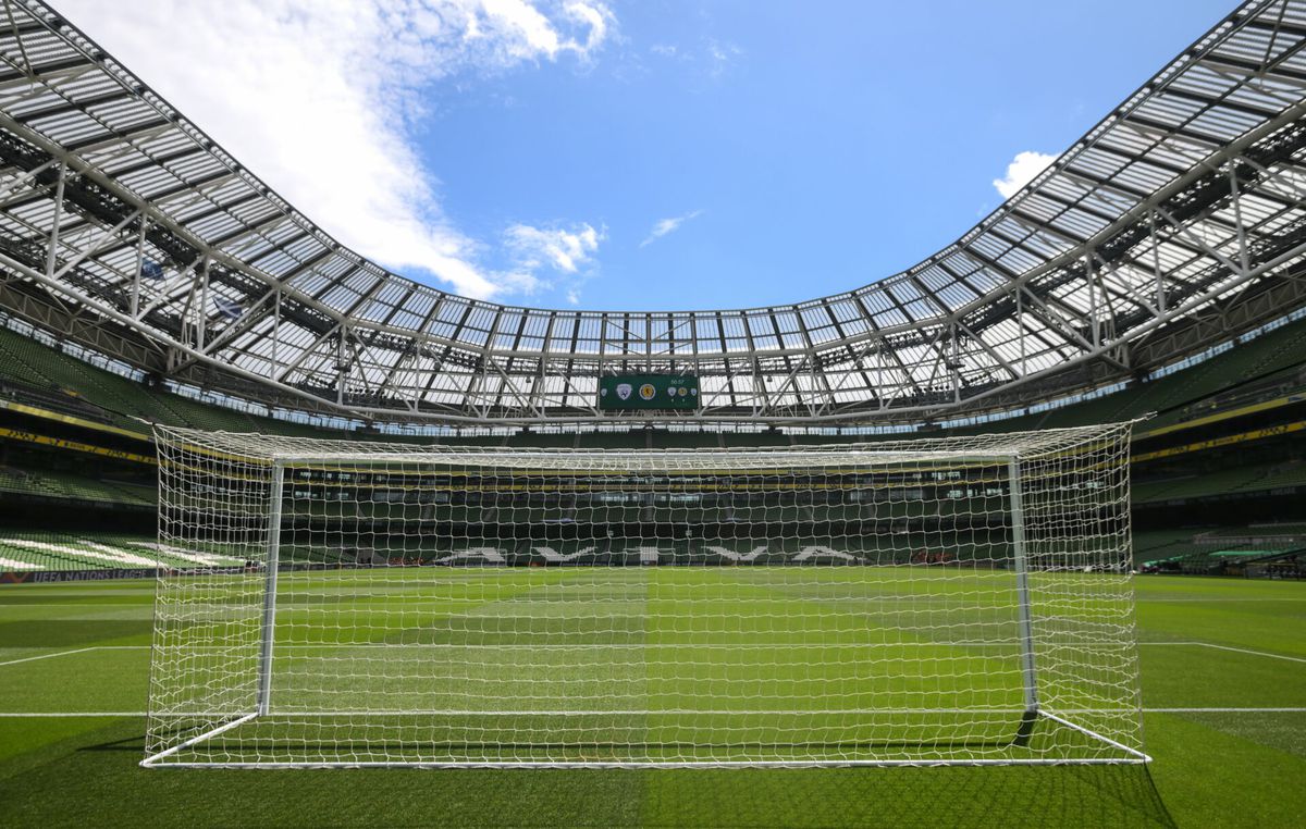 Spelen Ajax en PSV aankomende week Europees voetbal in dit stadion in Dublin?