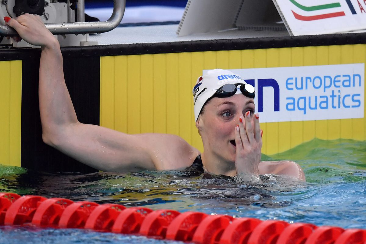 Marrit Steenbergen zwemt op 200 meter vrije slag naar 4e EK-goud