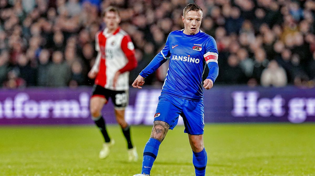 AZ-captain Jordy Clasie mokt: 'Geluk was aan de kant van Feyenoord'