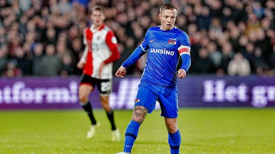 AZ-captain Jordy Clasie mokt: 'Geluk was aan de kant van Feyenoord'