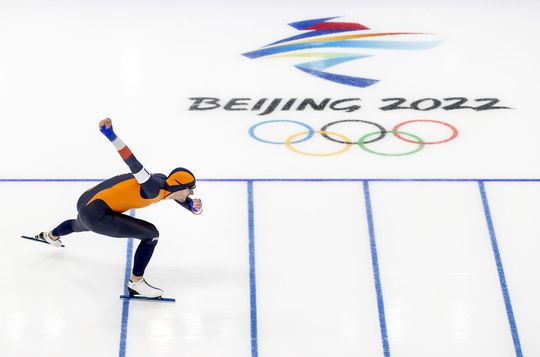 Thomas Krol wint 1.000 meter in Beijing (bij trainingswedstrijdje)