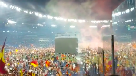 🎥 | Feest in Stadio Olimpico na Conference League-zege AS Roma