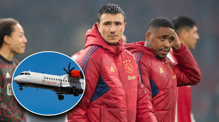 'Enkele Ajacieden vertrouwen vliegtuig niet en reizen apart van de groep naar trainingskamp'