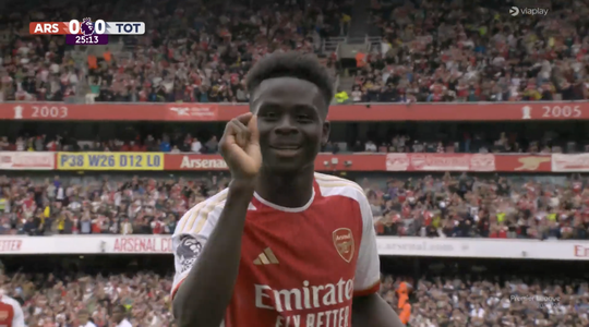 🎥 | Bukayo Saka kopieert celebration van James Maddison na 1-0 tegen Spurs