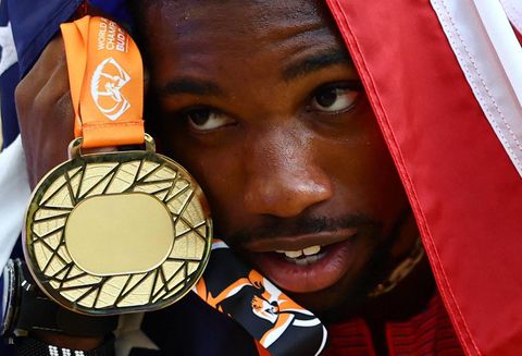 Noah Lyles wint eerste wereldtitel op de 100 meter