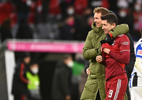 Nagelsmann kijkt uit naar Lewandowski en twijfelt over basisplaats De Ligt