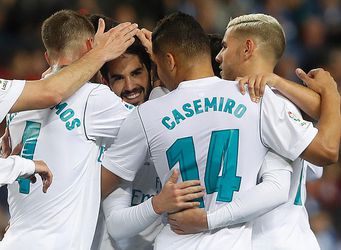 Real wint van hekkensluiter Malaga en neemt 3e plek over van Valencia