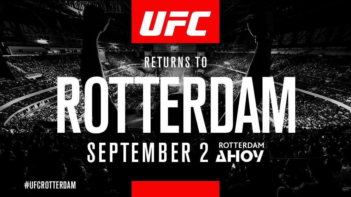 UFC maakt 4 gevechten bekend voor Fight Night in Ahoy