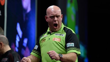 Austrian Darts Open: Van Gerwen soeverein naar halve finales, Noppert uitgeschakeld