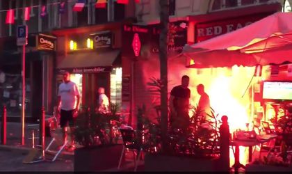Schandalige Engelse hooligans zetten Marseille ook in de fik (video)