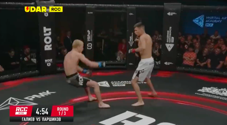 🎥 | Zo snel als het licht-KO: Galiev is al na 10 seconden klaar met Parshikov