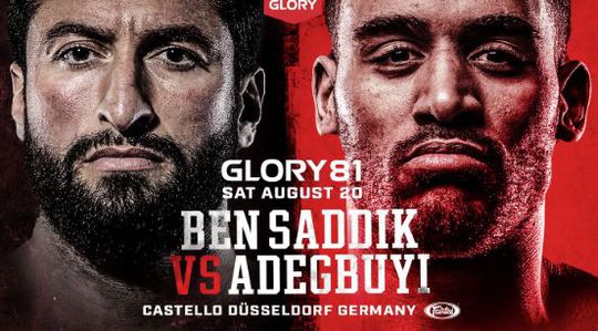 Jamal Ben Saddik stapt in augustus weer de ring in voor GLORY-rematch tegen Adegbuyi