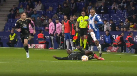 🎥 | Joseph Aidoo heeft geluk dat de VAR niet aanwezig is bij Copa Del Rey na snoeiharde zaag