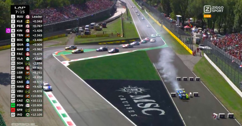 🎥 | Porsche Supercup: racetalent Schuring schiet door de borden na beuk