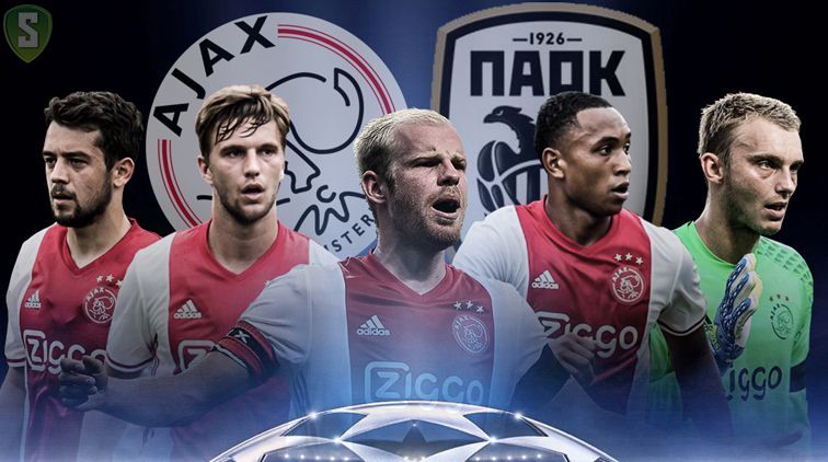 Dolberg schiet Ajax naast PAOK Saloniki