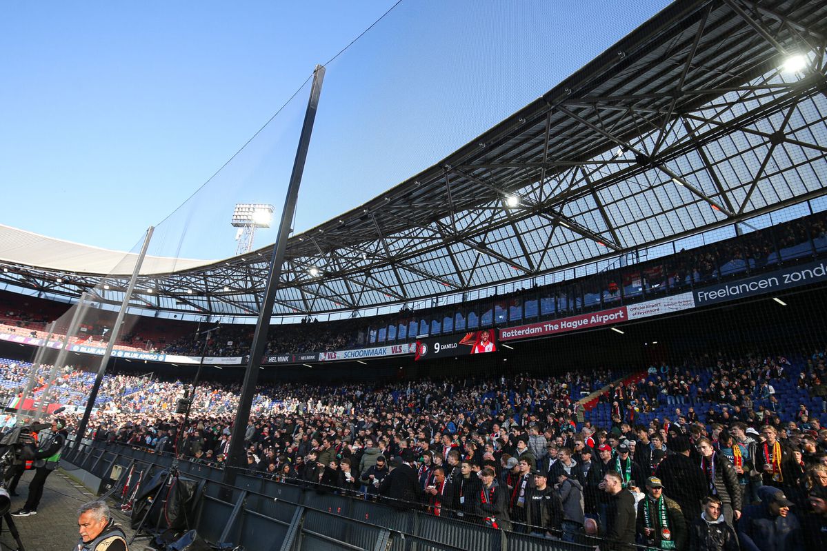 Alleen op bepaalde plekken netten bij bekerfinale in Kuip tussen Ajax en PSV