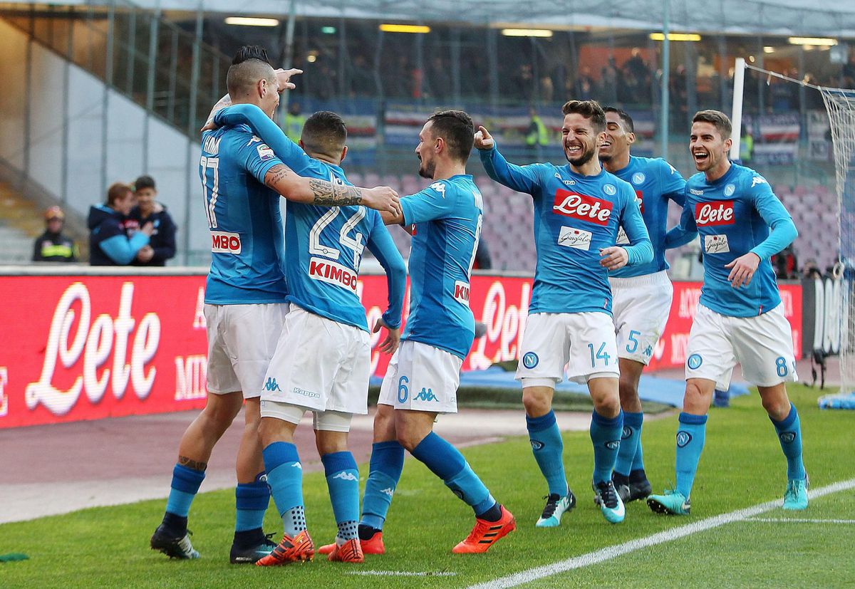 3 punten weer binnen voor Napoli, ze winnen toch van Sampdoria