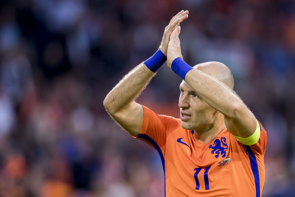Arjen Robben zet na 96 interlands punt achter Oranje-carrière