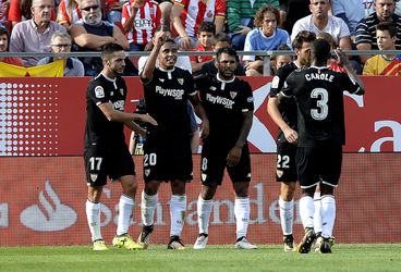 Sevilla blijft ongeslagen na nipte zege op Girona (video)