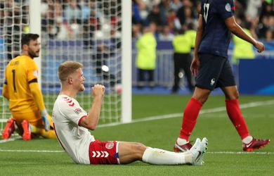 Nations League-overzicht: Denemarken buigt achterstand om tegen Frankrijk