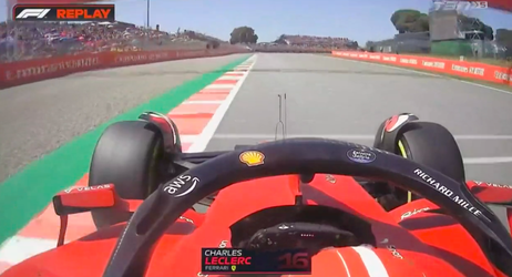 🎥 | GP van Spanje: WK-leider Charles Leclerc valt uit met motorprobleem