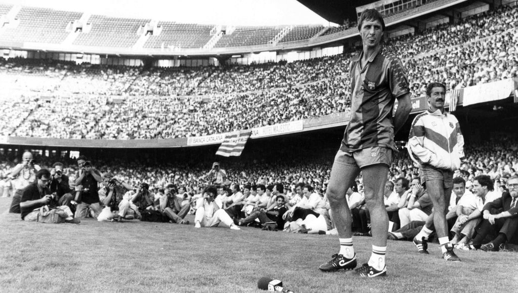 Cruijff, bevrijder en bouwer bij FC Barcelona