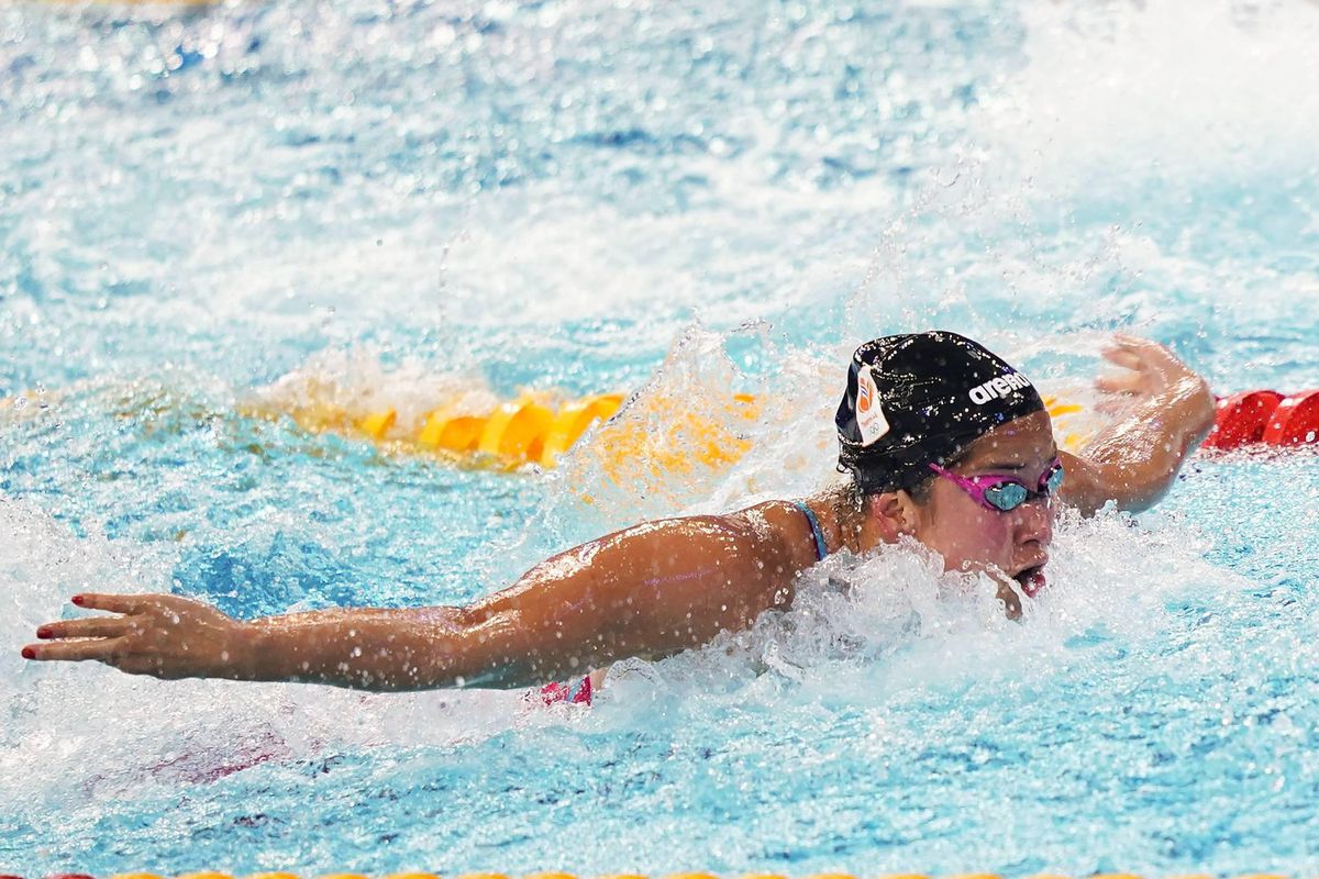 Kromowidjojo komt niet verder dan twee derde plekken bij Champions Swim Series