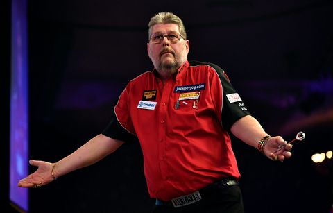 Martin 'Wolfie' Adams is snel uitgehuild op Lakeside en verliest 1e ronde WDF-WK