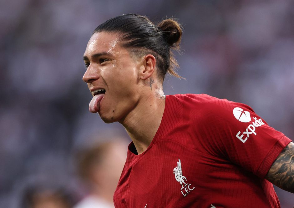 Darwin Núñez valt in bij Liverpool en prikt meteen een hattrick tegen RB Leipzig