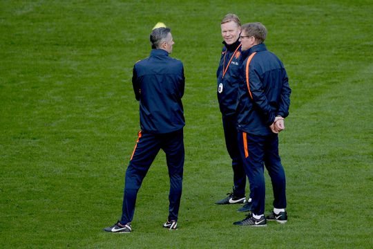 Training Oranje was besloten, behalve voor Sven Kramer