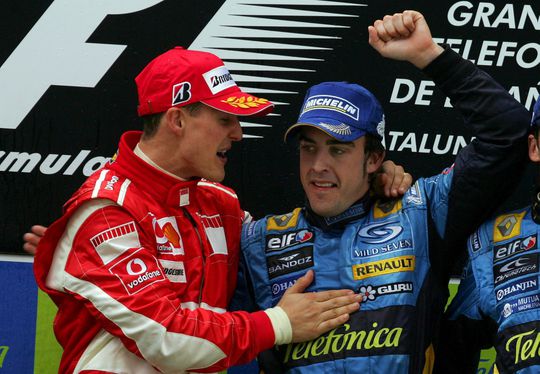 Alonso breekt bij finish in Canada gigantisch record van Schumacher