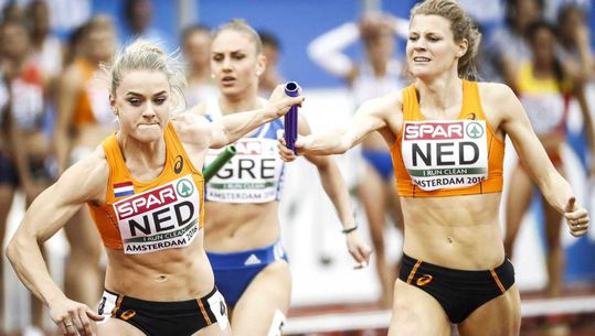 Zevende plek voor Nederlandse vrouwen op 4x400 meter estafette