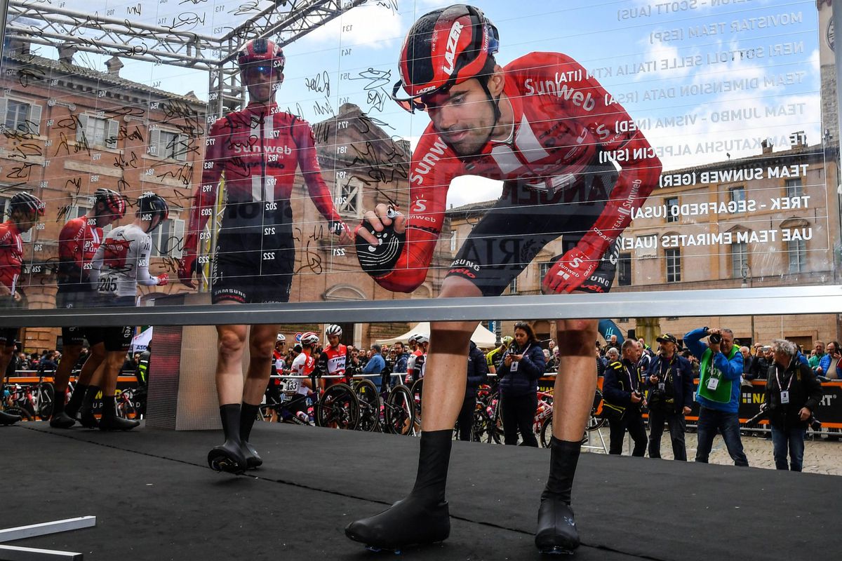 Gemixte gevoelens bij Dumoulin na Tirreno: ‘Het was niet slecht en ook niet super’
