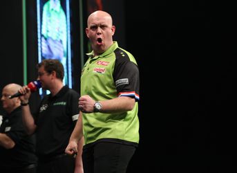 Van Gerwen schakelt landgenoot Noppert uit in German Darts Open