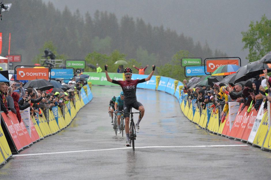 Wout Poels na heerlijke zege: 'Ik hoop dat dit Chris Froome kracht geeft'