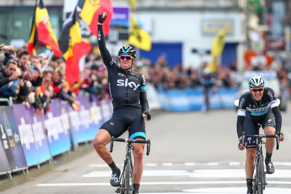 Ian Stannard gaat titel niet prolongeren in Omloop