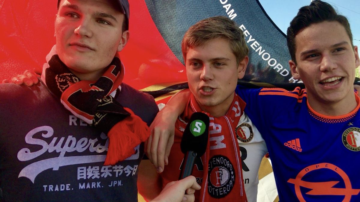 Huilende supporters: 'Dit is de mooiste dag van mijn leven' (video's)