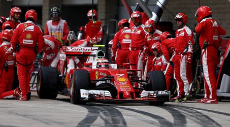 Mislukte pitsstop Räikkönen kost Ferrari boete van 5000 euro