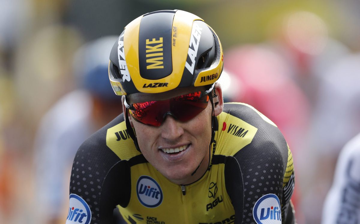 Mike Teunissen na bizarre sprintzege en gele trui in de Tour: 'Echt heel apart dit'