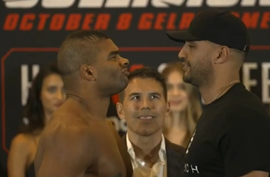 🎥 | Check hier de staredown tussen Badr Hari en Alistair Overeem