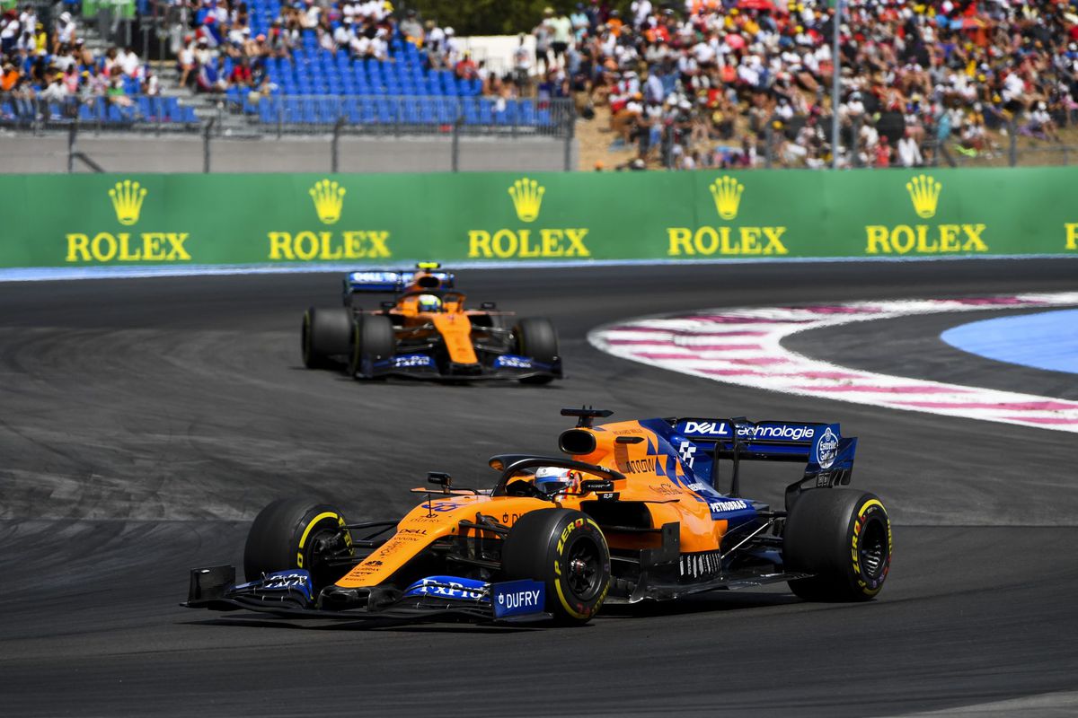 Formule 1-team McLaren presenteert nu al de 2 coureurs voor 2020
