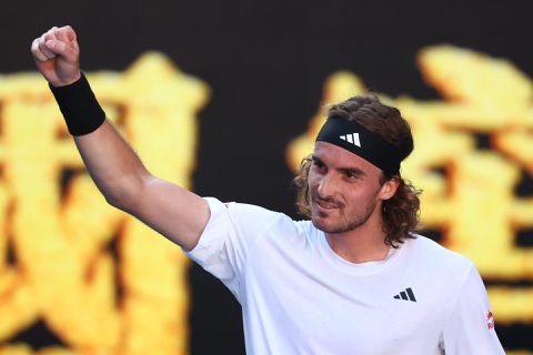 Stefanos Tsitsipas mept zich voor de allereerste keer naar finale Australian Open