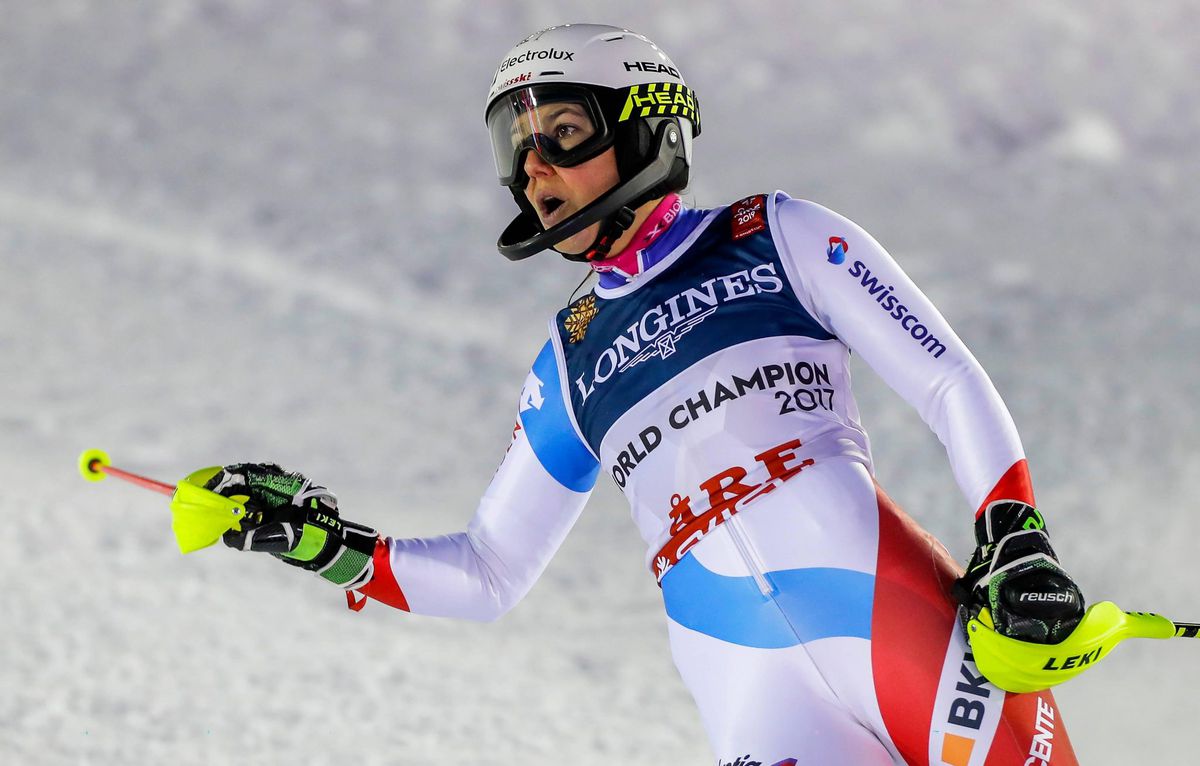 Skiester Wendy Holdener wederom wereldkampioen